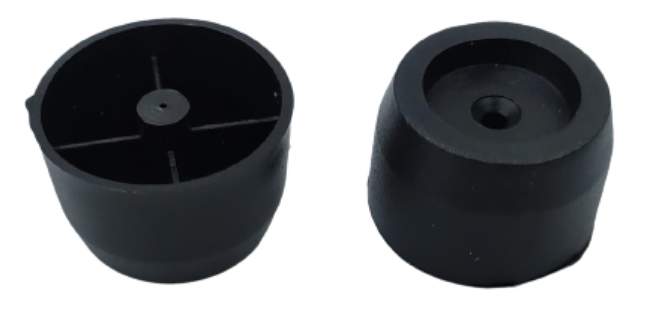 Pezinho De PlÃ¡stico Grande Preto